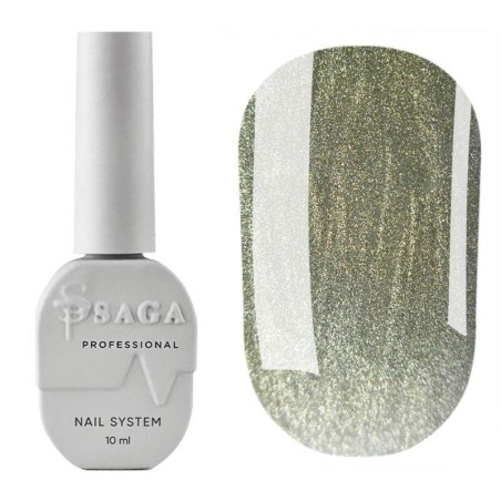 SAGA Professional Amber Cat 2 – Lakier Hybrydowy kocie oko  10ml
