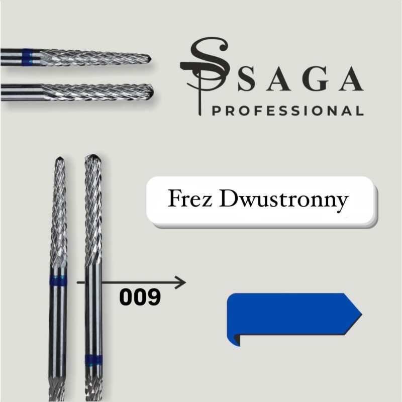 SAGA Frez Dwustronny niebieski 009