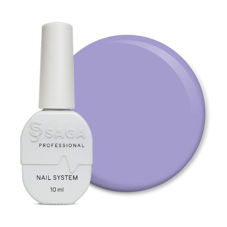 Saga Color Gel Polish 12 – Kryjący lakier hybrydowy w intensywnym kolo