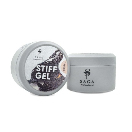 Saga Stiff Gel Pastel 15 ml – Twardy Żel Galaretka w Pastelowym Odcien
