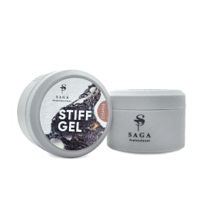 SAGA Stiff Gel Coffee 15 ml – Twardy Żel Galaretka w Kawowym Odcieniu