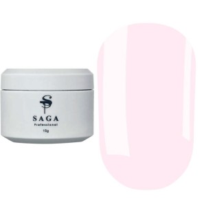 SAGA Builder Gel Pastel 07, 15 ml – Delikatny Różowy Żel Budujący o Śr