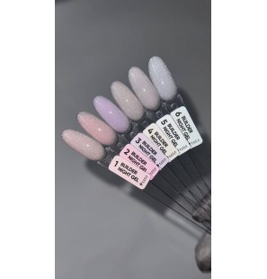 SAGA Builder Gel Night 01 – Naturalny Żel Budujący z Brokatem 15 ml