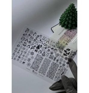 SAGA Blaszka do stampingu 13 – Profesjonalna płytka do nail art