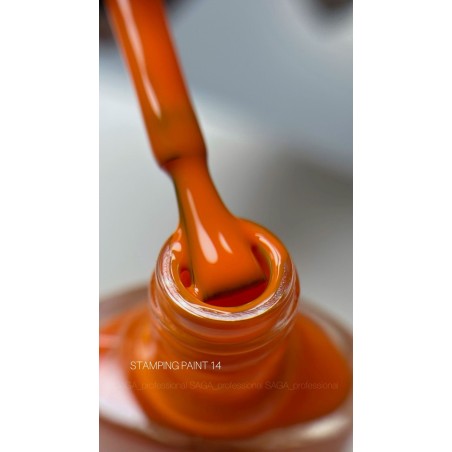 SAGA Stamping Paint 14 – Ceglany lakier do stempli 8 ml