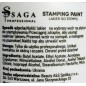SAGA Professional Stamping Paint 15, 8 ml