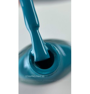 SAGA Stamping Paint 30 – Turkusowy lakier do stempli 8 ml