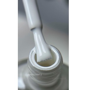 SAGA Stamping White Sticky – Biały lakier do stempli 8 ml