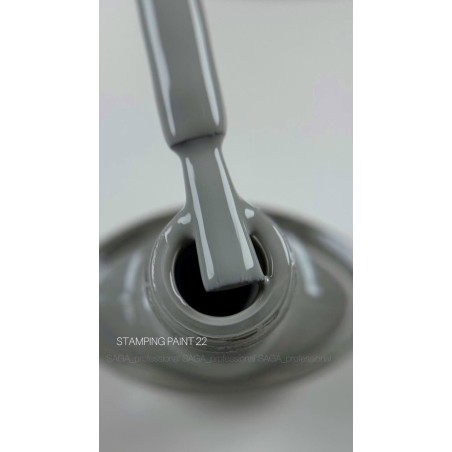 SAGA Professional Stamping Paint 22 – Szary Lakier do Stemplowania 8 m