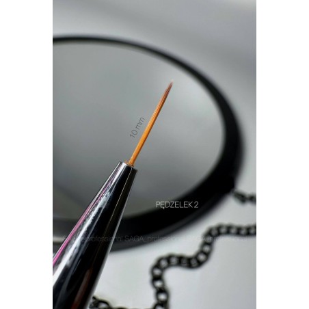 SAGA Nail Brush Liner 10 mm – Pędzelek do zdobień paznokci