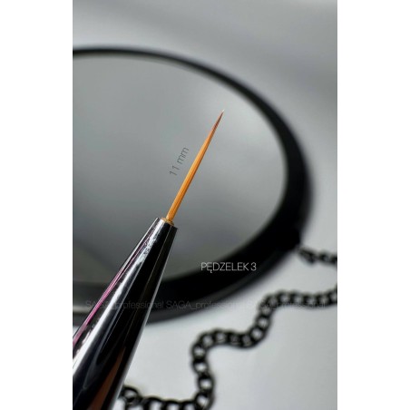 SAGA Nail Brush Liner 11 mm – Pędzelek do zdobień paznokci