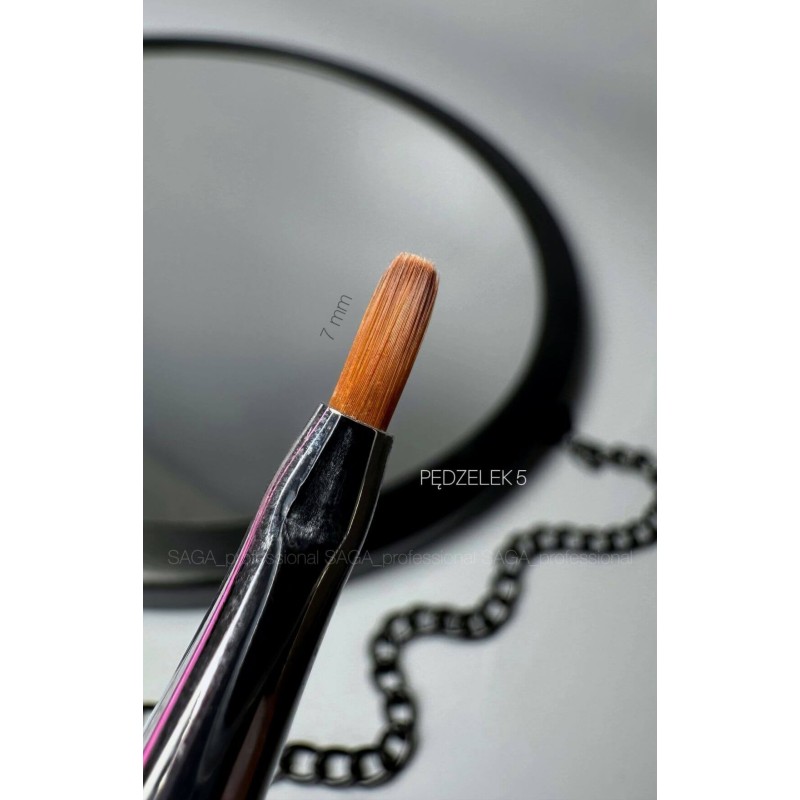 SAGA Nail brush 05, 7mm SAGA Nail brush 05, 7mm