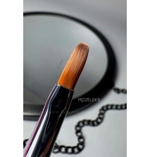 SAGA Nail Brush 05, 12 mm – Profesjonalny pędzelek do żelu