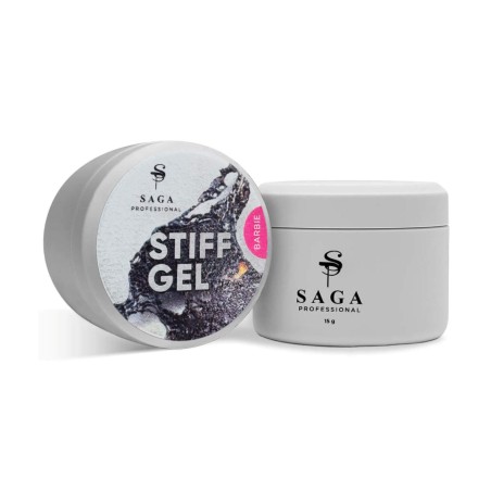 SAGA Stiff Gel Barbie 15 ml – Żel budujący różowy