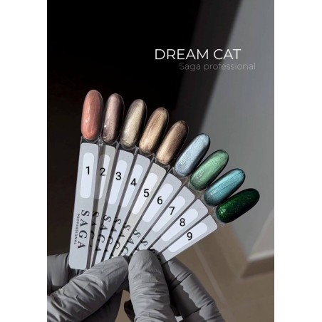 SAGA Dream Cat 06 – lakier hybrydowy kocie oko 10ml