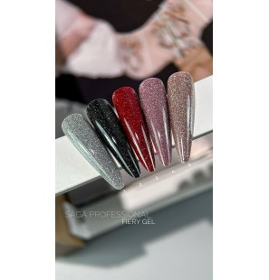 SAGA Professional Fiery Gel 05 - Lakier Hybrydowy z Efektem Światłoodb