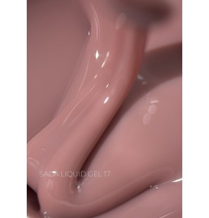 SAGA Professional Liquid Gel 17 – Naturalny Beżowy Żel w Butelce 15ml