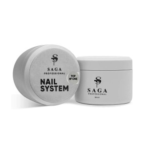 SAGA Top Number ONE 30 ml – Profesjonalny top hybrydowy no wipe