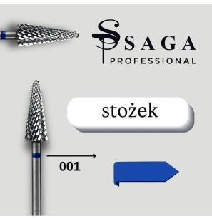 Frez z Węglika Spiekanego Stożek Niebieski 001 – SAGA Professional
