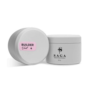 SAGA Professional Builder Veil 04 – Mocny żel do budowy paznokci