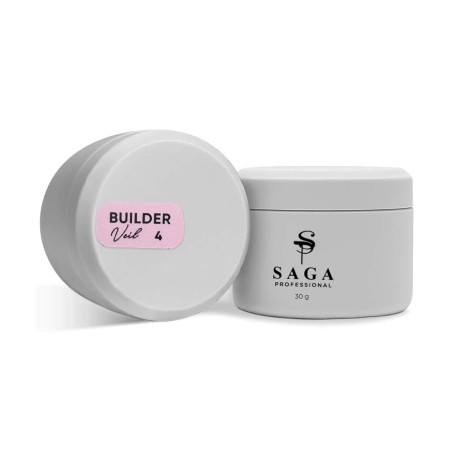 SAGA Professional Builder Veil 04 – Mocny żel do budowy paznokci