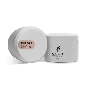 SAGA Professional Builder Gel Veil 12, 30ml – Żel budujący UV/LED