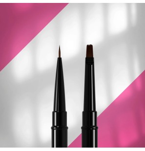 Pędzelek dwustronny EXPERT liner 7 mm / do żelu 7 mm