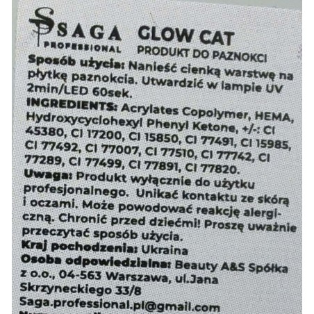 SAGA Professional Glow Cat 08, 10ml