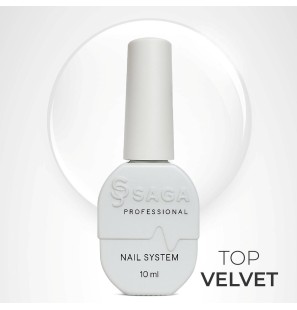 SAGA Top Velvet – matowy top hybrydowy 10 ml