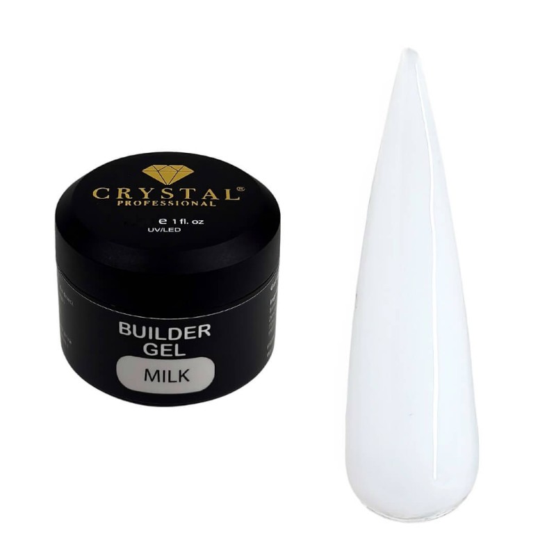 Crystal Builder Gel Milk, 30 ml Crystal Builder Gel Milk, 30 ml