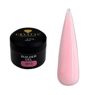 Crystal Builder Gel 15, 30 ml – Profesjonalny Żel Budujący UV/LED