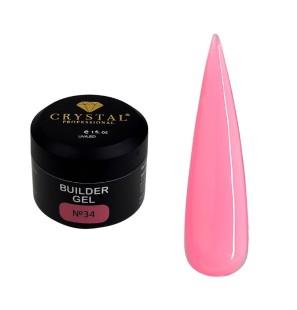 Crystal Builder Gel 22, 30 ml – Różowy Żel Budujący Barbie UV/LED