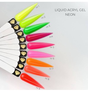Crystal Acryl Gel Neon 02 12 ml – Limonkowy Liquid Akrylożel