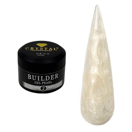 Crystal Builder Pearl 02 15 ml – Perłowy Żel Szampański