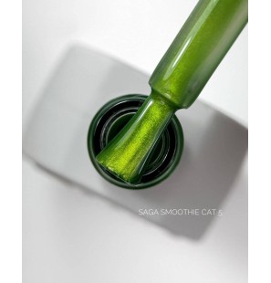 Saga Professional Smoothie Cat 5 10ml – Seledynowy Lakier Hybrydowy