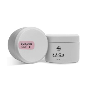 SAGA Professional Builder Veil 02, 30ml – Żel budujący do paznokci
