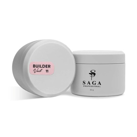 SAGA Professional Builder Gel Veil 11, 30ml – Perfekcyjna Stylizacja P