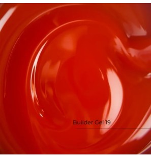 Crystal Builder Gel 19, 15 ml – Ciemnoczerwony Żel Budujący UV/LED