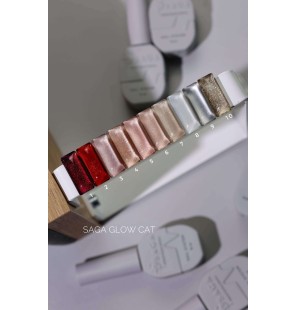 SAGA Professional Glow Cat 06, 10 ml – Lakier do Paznokci Efekt Kocieg