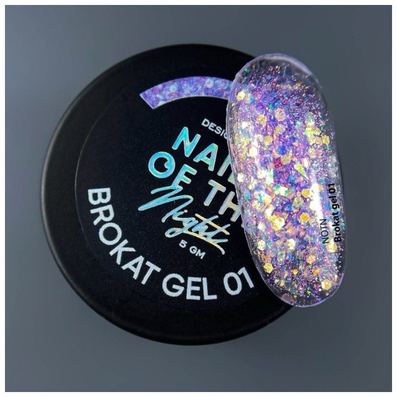 NAILSOFTHENIGHT Brokat gel 01, 5g