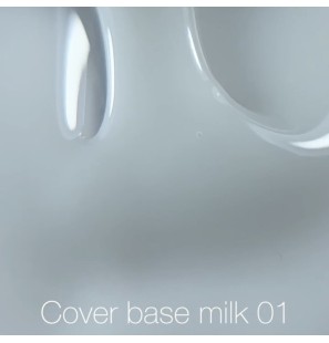 NAILSOFTHEDAY Cover base New Milk 01, półprzezroczysta  10 ml
