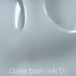 NAILSOFTHEDAY Cover base New Milk 01, półprzezroczysta 10 ml NAILSOFTHEDAY Cover base New Milk 01, półprzezroczysta 10 ml