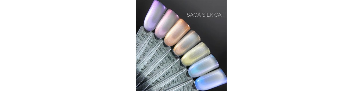 Silk Cat – delikatne lakiery cat eye z efektem jedwabiu