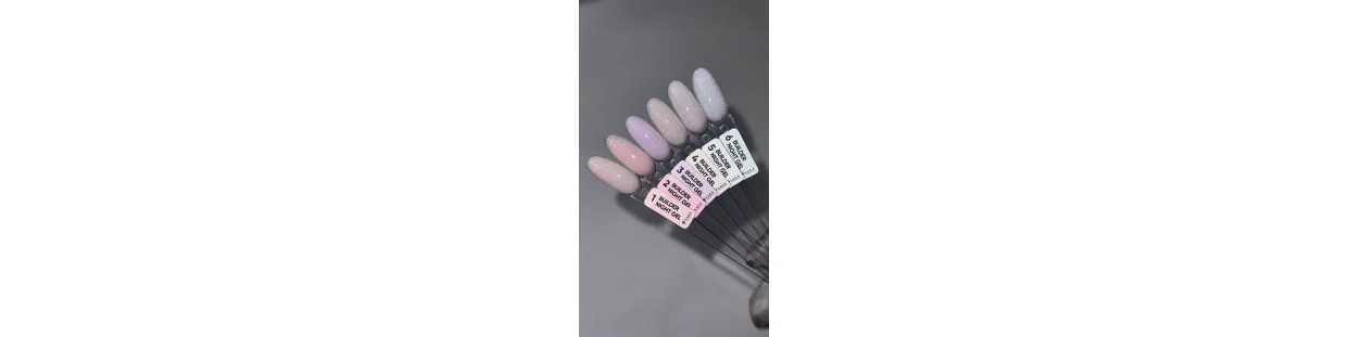 Builder Gel Night – Brokatowe Żele Budujące UV/LED