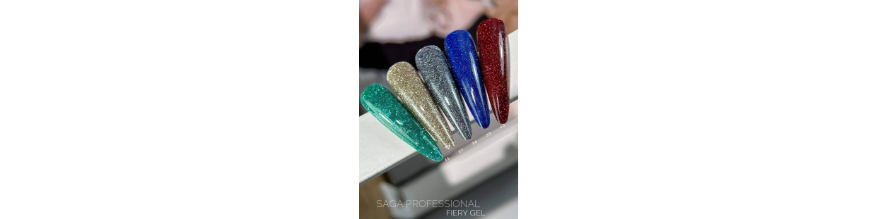 Fiery Gel – lakiery żelowe światłoodbijające | Duża paleta kolorów