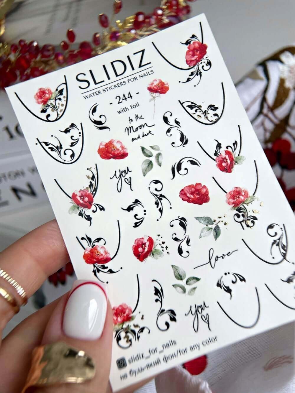 Wodne naklejki SLIDIZ -244