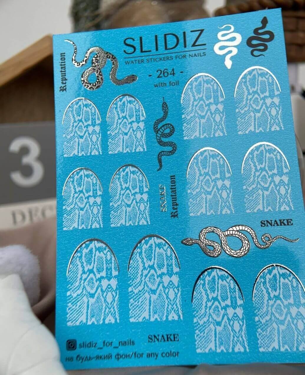 Wodne naklejki SLIDIZ -264