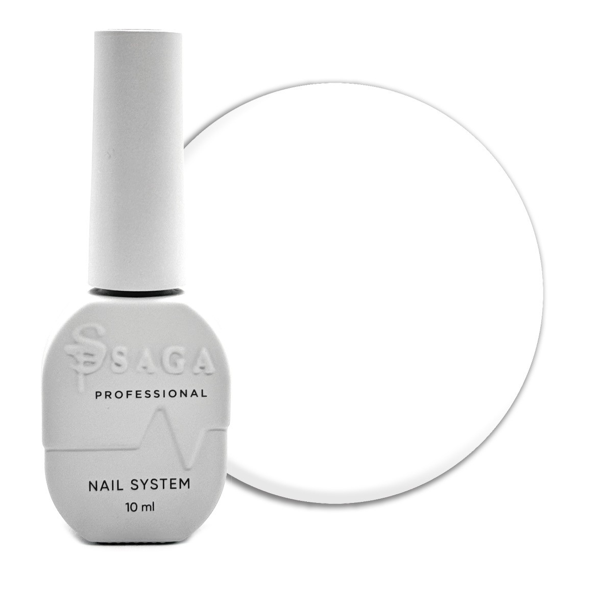 SAGA Professional Gel Polish White, 10ml