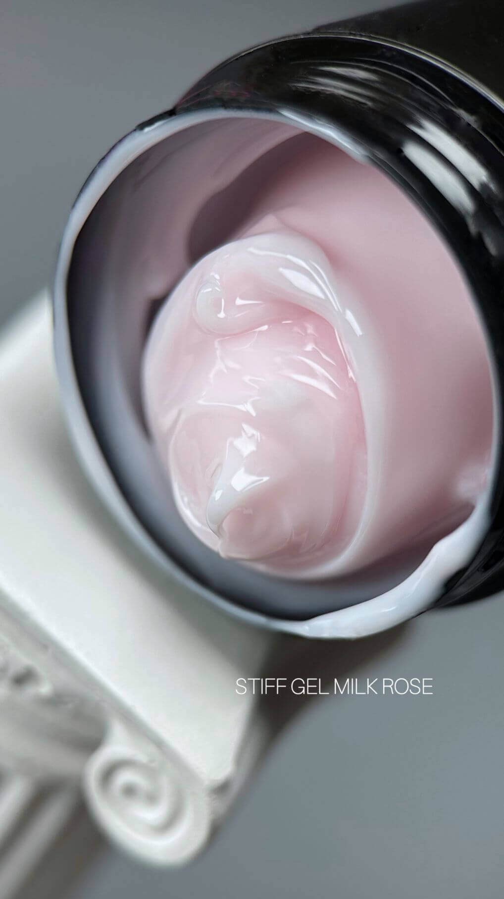 SAGA Stiff Gel Milk Rose 15 ml - obrazek 2