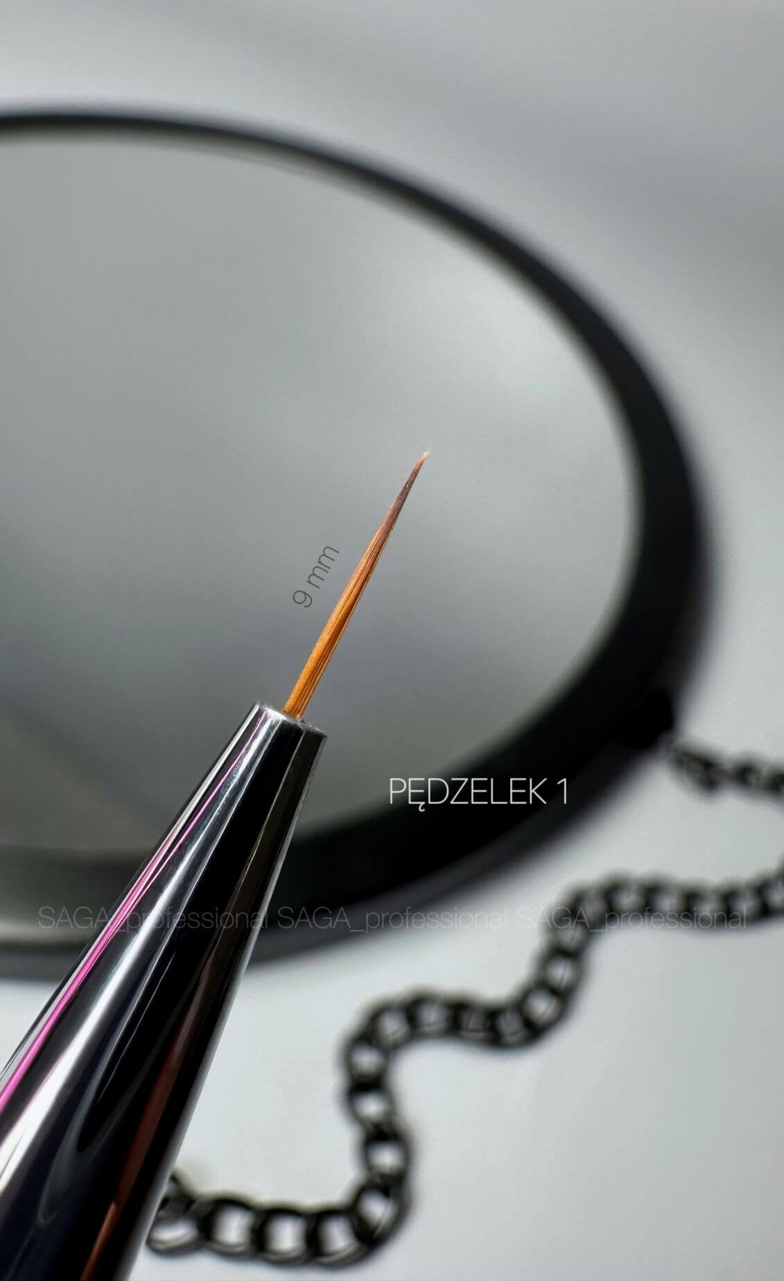SAGA Nail brush 01, 9mm